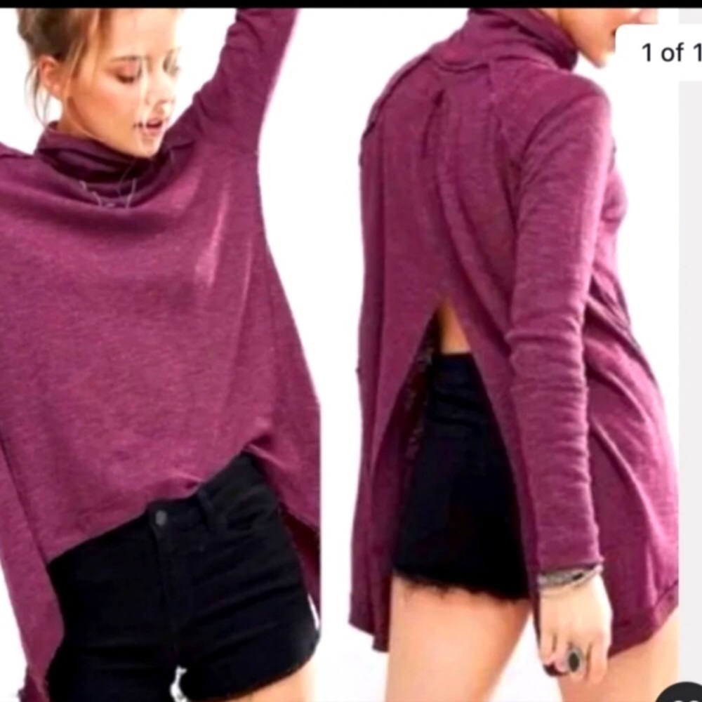 We The Free Open Back Long Sleeve Top